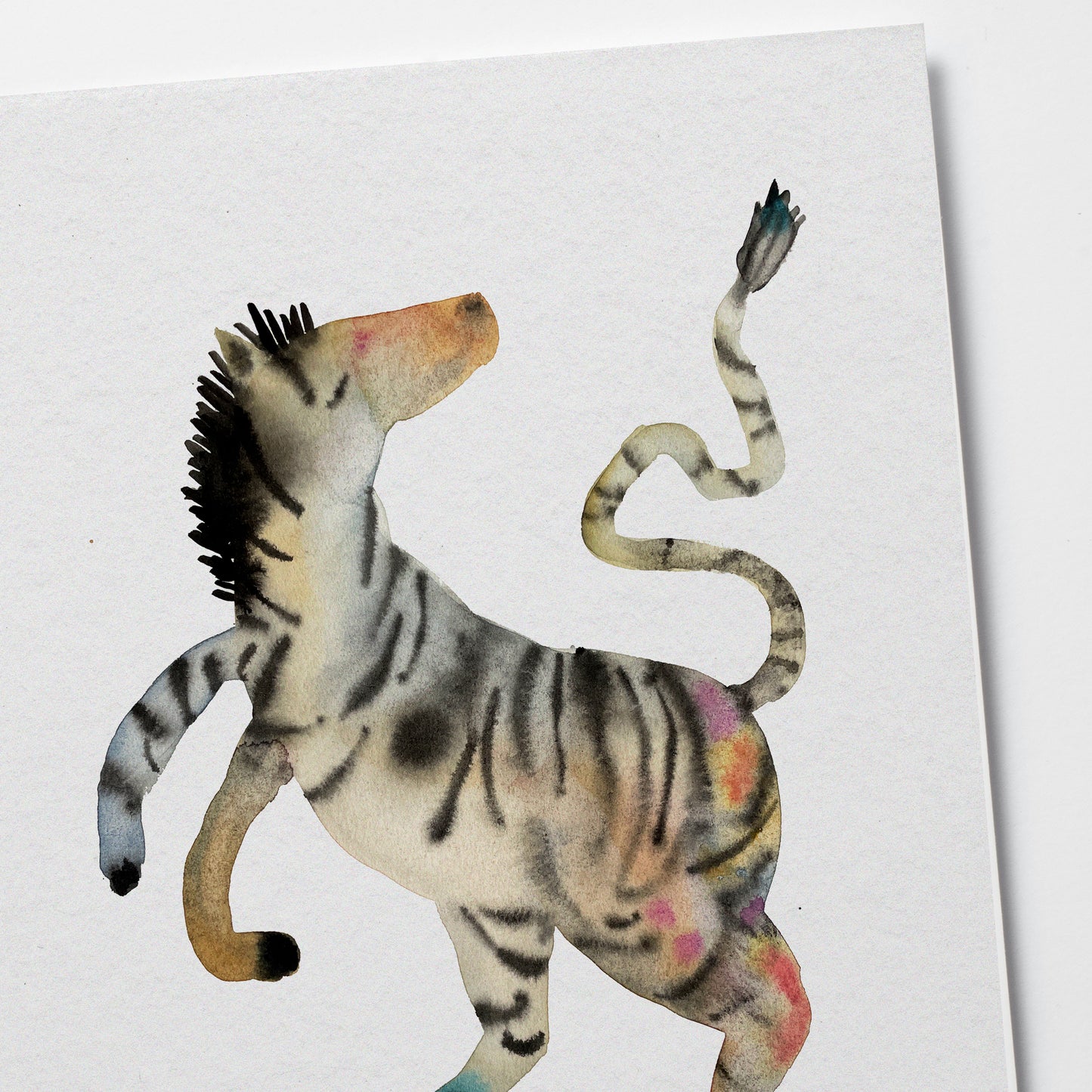 Original DANCING ZEBRA (24x30 cm)