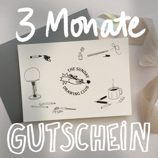 GUTSCHEIN 3 MONATE MEMBERSHIP - Sunday Drawing Club
