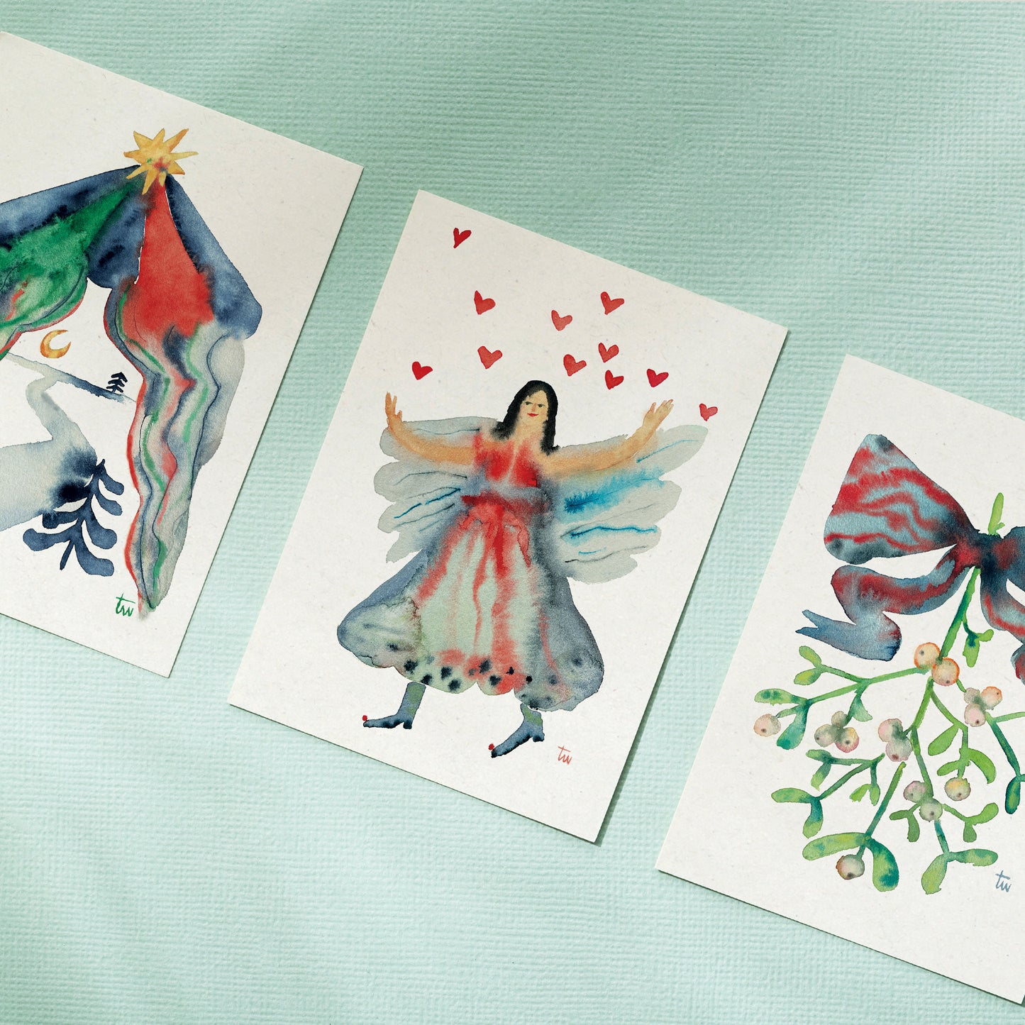 12er POSTKARTEN-SET Weihnachten