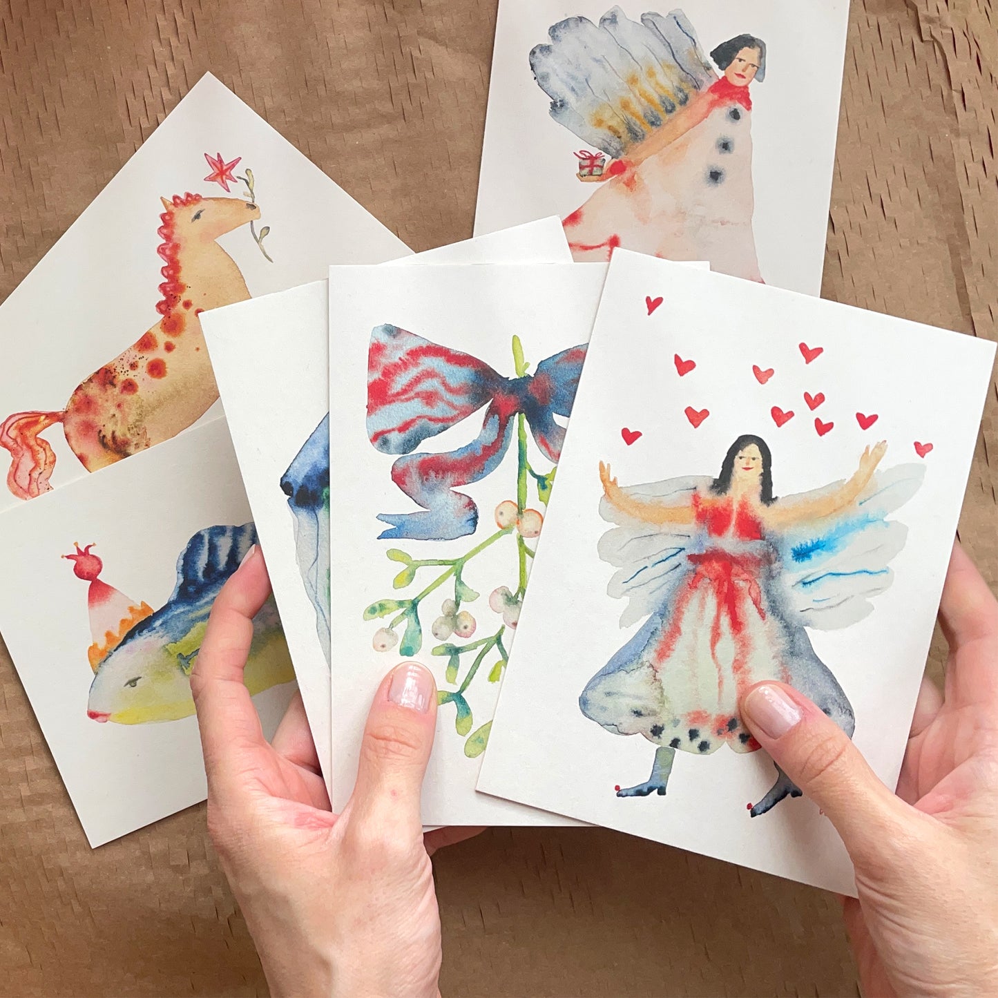 12er POSTKARTEN-SET Weihnachten