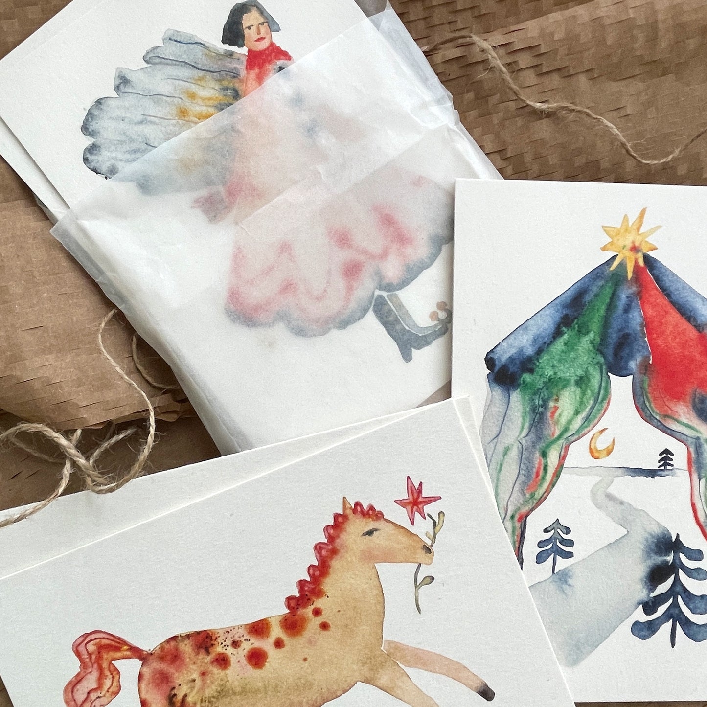 12er POSTKARTEN-SET Weihnachten