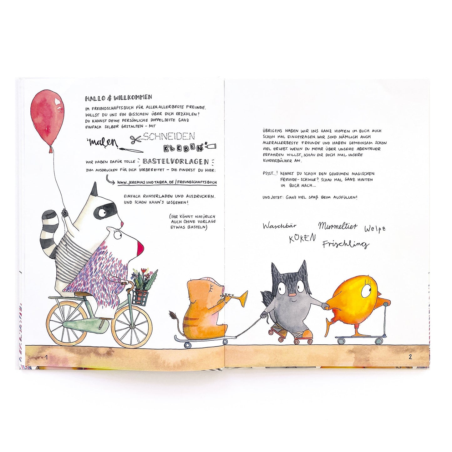 Freundschaftsbuch für allerallerbeste Freunde