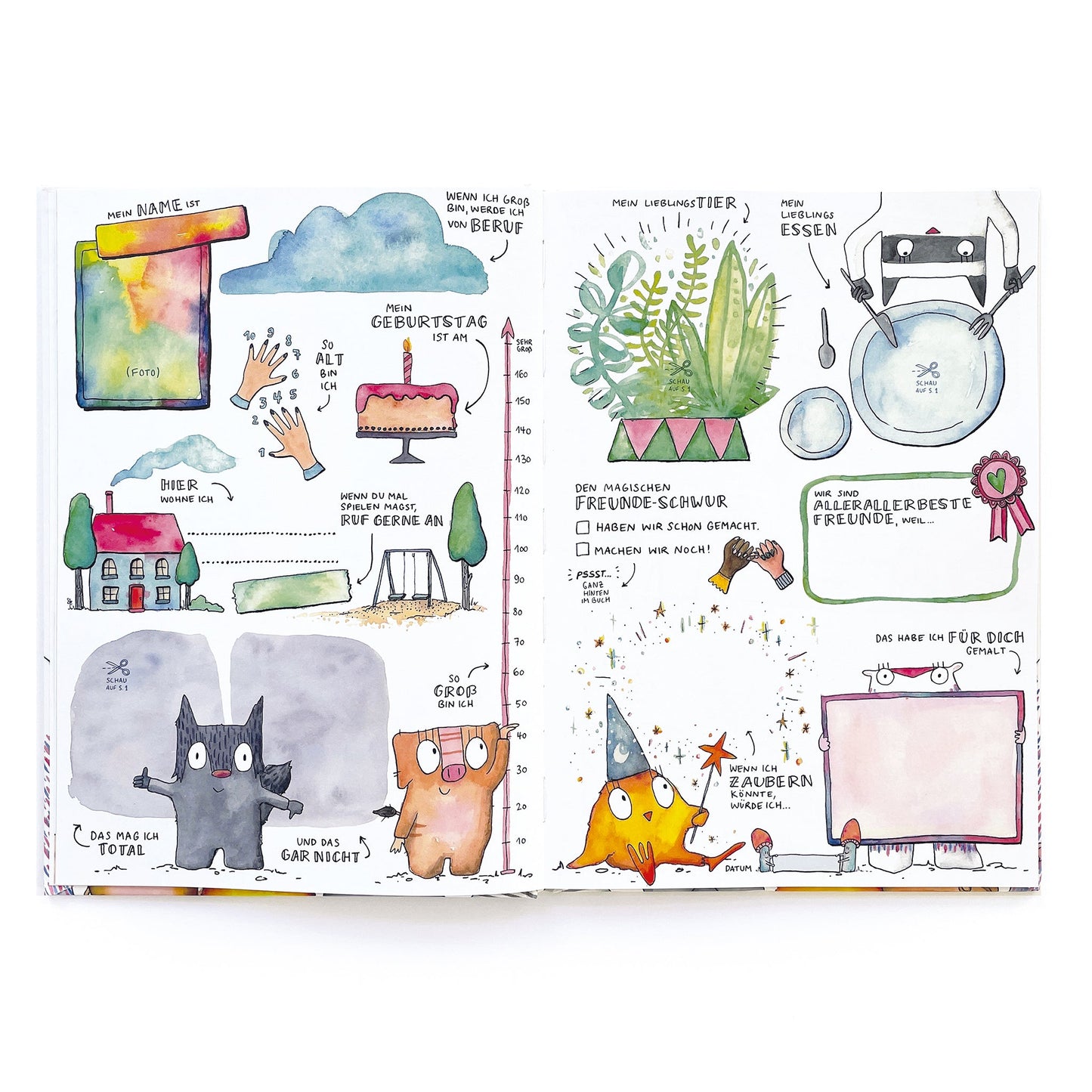 Freundschaftsbuch für allerallerbeste Freunde