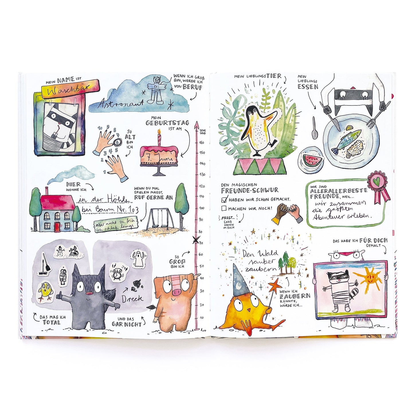 Freundschaftsbuch für allerallerbeste Freunde