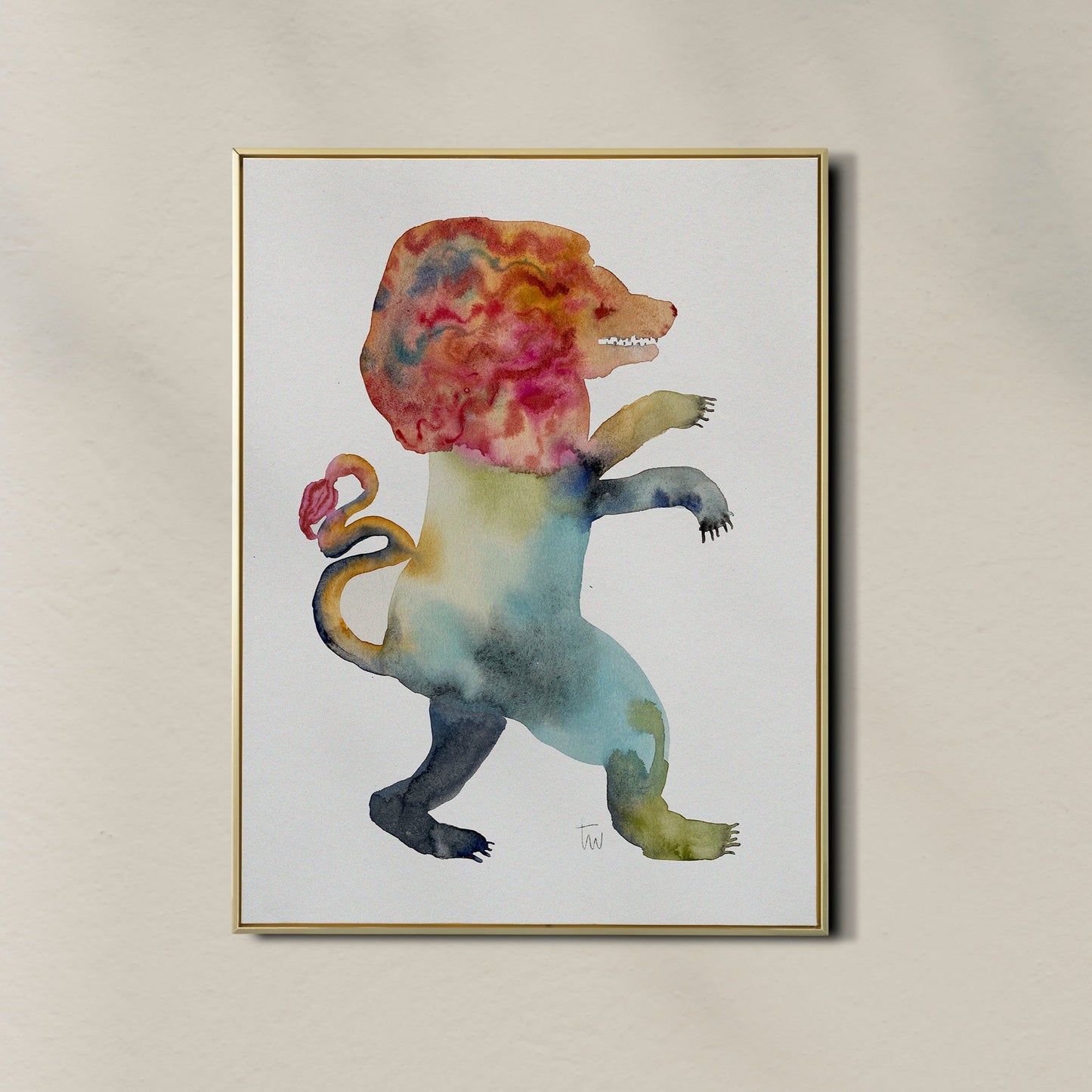 Original DANCING LION (24x30 cm)