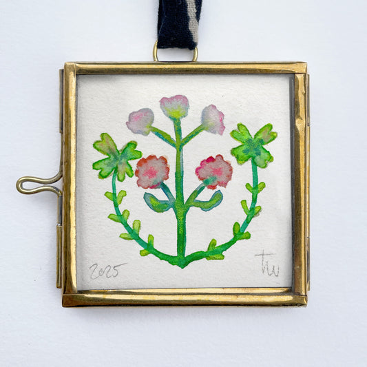 GLÜCKSKLEE No. 10 - Original Mini Aquarell