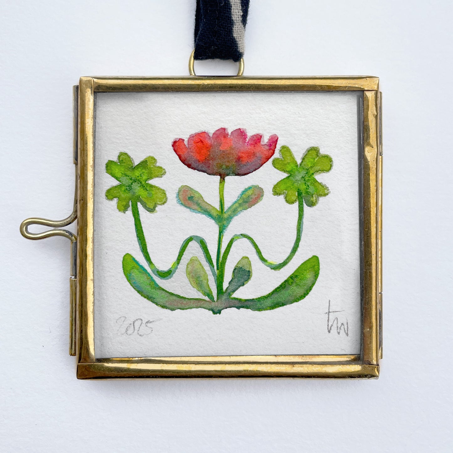 GLÜCKSKLEE No. 02 - Original Mini Aquarell