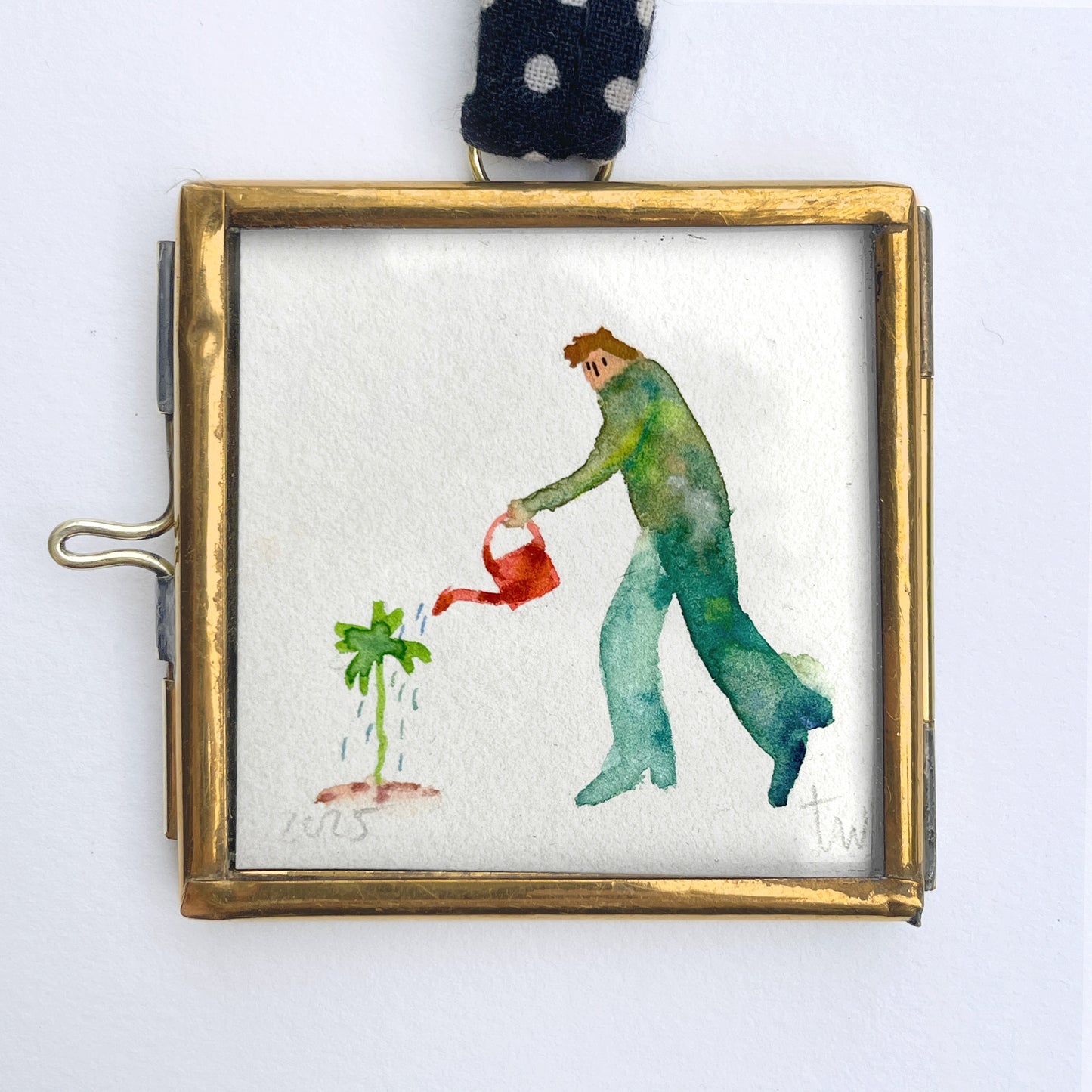 GLÜCKSBRINGER No. 10 - Original Mini Aquarell