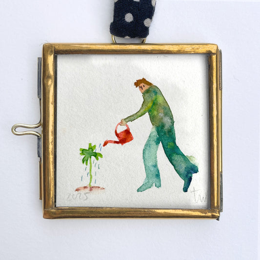 GLÜCKSBRINGER No. 10 - Original Mini Aquarell