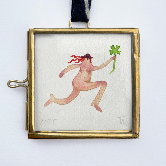 GLÜCKSBRINGER No. 14 - Original Mini Aquarell