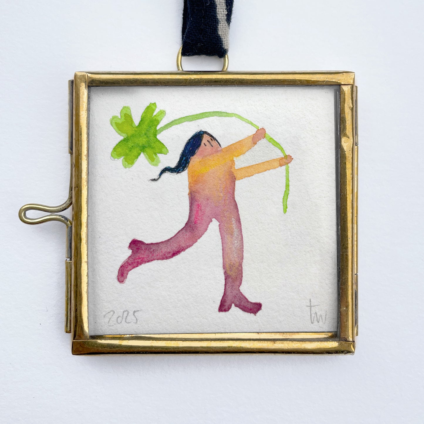 GLÜCKSBRINGER No. 07 - Original Mini Aquarell