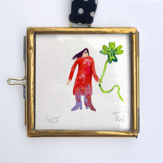 GLÜCKSBRINGER No. 04 - Original Mini Aquarell