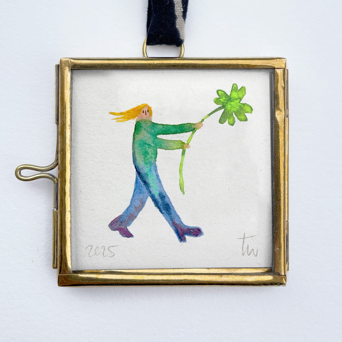 GLÜCKSBRINGER No. 05 - Original Mini Aquarell