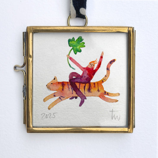 GLÜCKSBRINGER No. 06 - Original Mini Aquarell