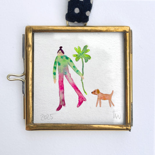 GLÜCKSBRINGER No. 19 - Original Mini Aquarell