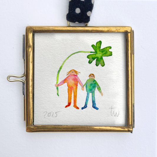 GLÜCKSBRINGER No. 09 - Original Mini Aquarell