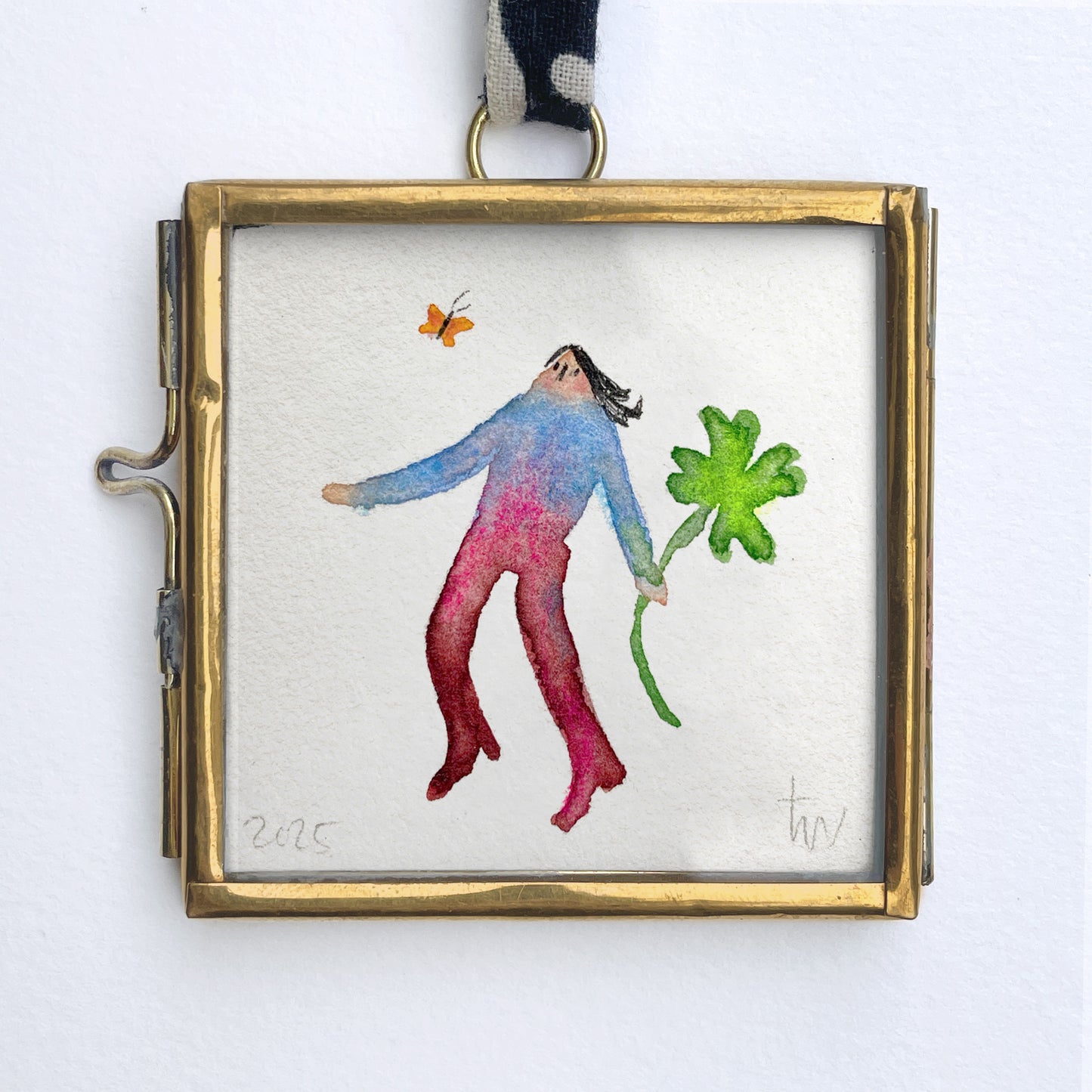 GLÜCKSBRINGER No. 15 - Original Mini Aquarell