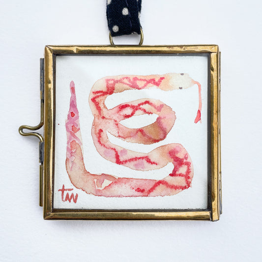 SNAKE - Original Mini Aquarell