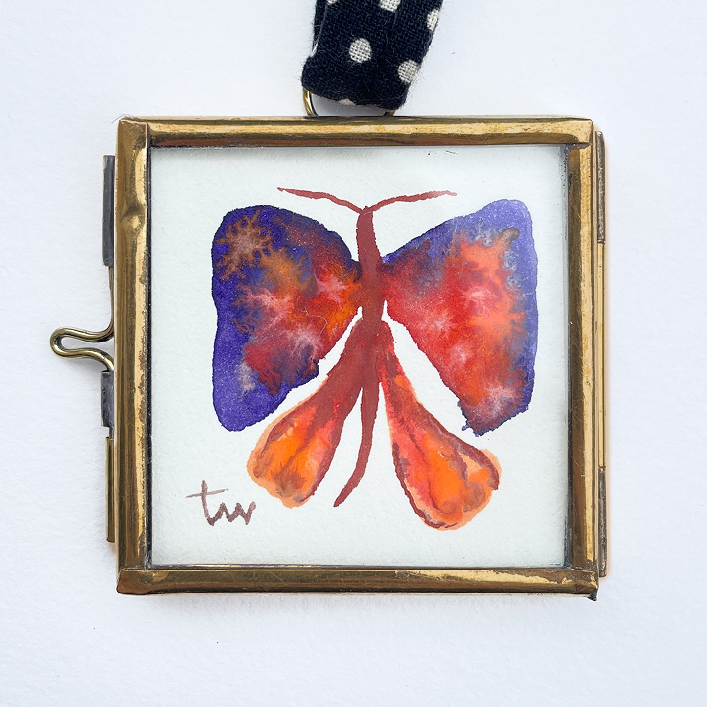 BUTTERFLY No. 03 - WILD GARDEN Original Mini Aquarell