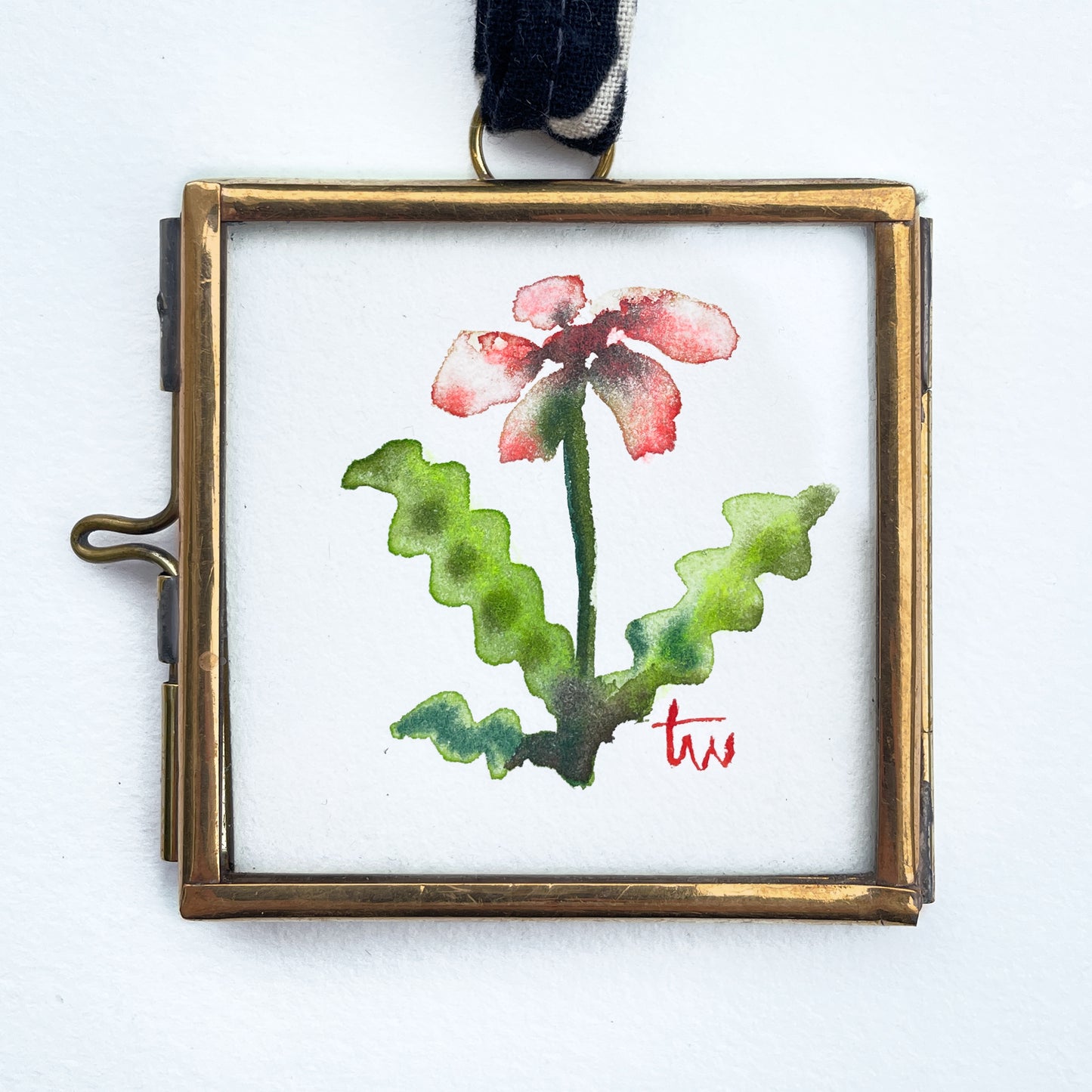 FLOWER No. 01 - WILD GARDEN Original Mini Aquarell