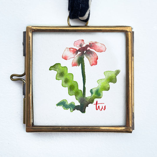 FLOWER No. 01 - WILD GARDEN Original Mini Aquarell