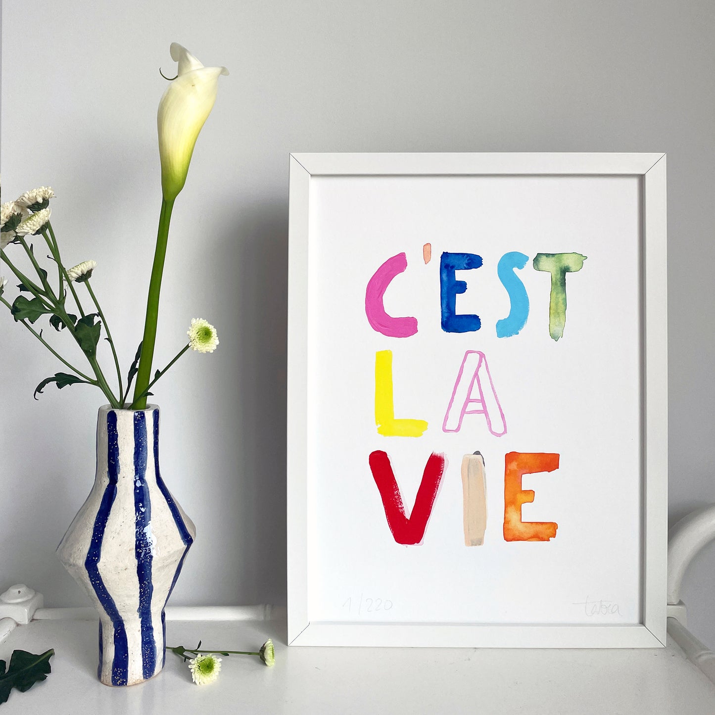 C'EST LA VIE Limited Art Print